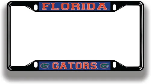 Vista 26 de Elite Fan Shop Marco de Matrícula con Licencia NCAA Negro