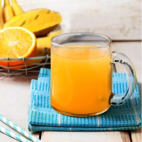 Vista 6 de Accguan Juego de tazas de café de cristal, paquete de 8 unidades, 12 onzas con mango conveniente, vasos de té para bebidas calientes/frías