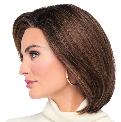 Vista 3 de Raquel Welch Flying Solo - Peluca para niños, 100% atada a mano por ropa de pelo, gorra pequeña promedio, RL10/12 castaño iluminado por el sol