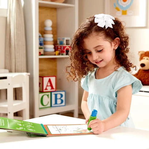 Vista 5 de Melissa & Doug On The Go Water Wow! Almohadilla de actividades para colorear reutilizable que se revela con agua - Selva