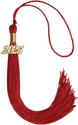 Vista 185 de Endea Graduation - Borla de un solo color con fecha dorada (Oro Antiguo, 2020)