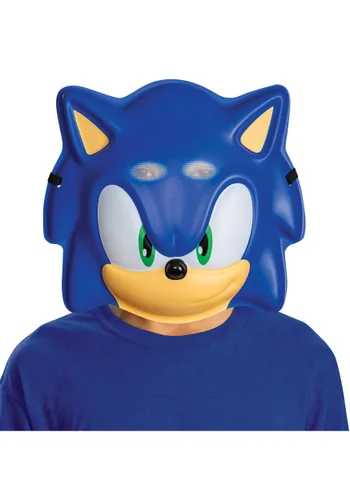 Vista 2 de Máscara de disfraz de Sonic the Hedgehog para niños Multicolor