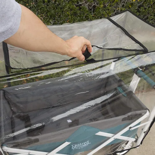 Vista 8 de Creative Outdoor Distributor Bolsa de plástico transparente impermeable para vagones de empuje, universal y duradero, accesorios de actividades