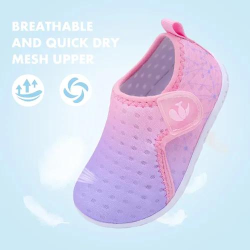 Vista 4 de FEETCITY Zapatos Deportivos Acuáticos para Bebés Niños y Niñas Descalzos Calcetines Acuáticos para Niños de Secado Rápido Zapatos para Playa