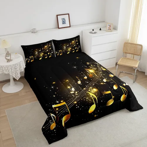 Vista 213 de Erosebridal Juego de edredón de hojas de cannabis, juego de ropa de cama de marihuana con estampado colorido de plantas, decoración bohemia de 2