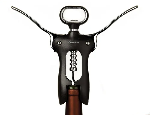 Vista 2 de Rabbit Bar Tools Sacacorchos Classic Wing, Plata, 1 EA