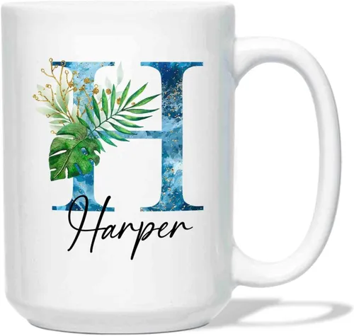 Vista 10 de Taza con texto en inglés "I'll Be There For You", taza personalizada con nombre, taza de café con nombre personalizado, regalo para cumpleaños