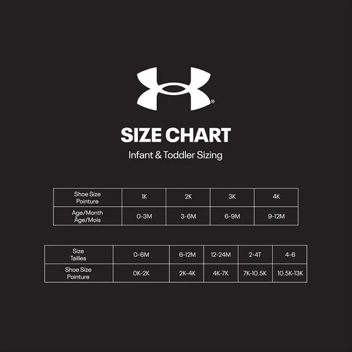 Vista 5 de Under Armour Paquete múltiple de calcetines estampados para niños