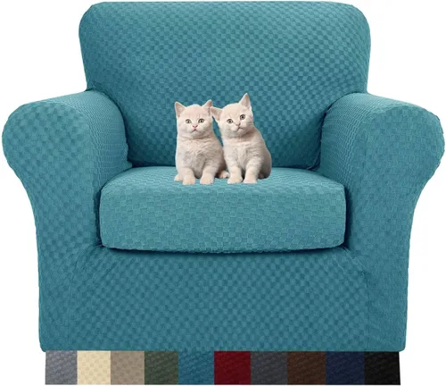 Vista 52 de MAXIJIN funda para sofá de 4 piezas, para sofás de 3 plazas, muy elástica, no se desliza, para perros, para mascotas, protector elástico de muebles
