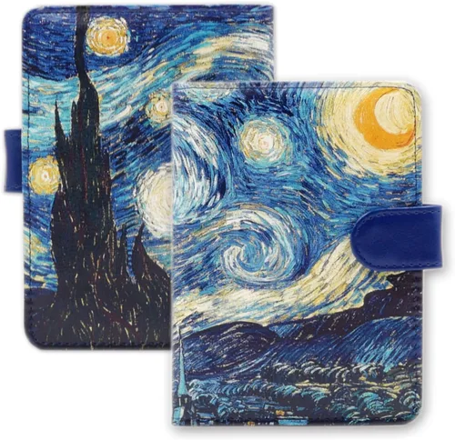 Vista 16 de Kandouren - Funda para pasaporte con bloqueo RFID, cartera para pasaporte para hombres y mujeres, el mejor regalo para viajeros, tarjetas de crédito