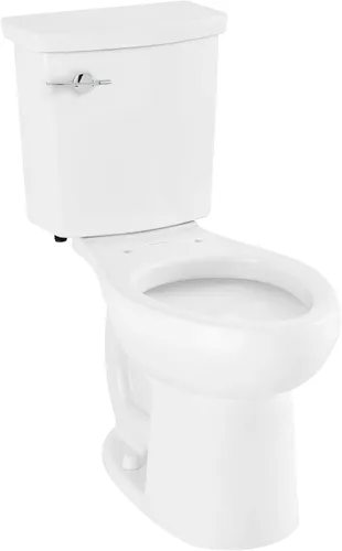 Vista 2 de American Standard H2Option ADA - Inodoro alargado de altura derecha con doble descarga - Palanca de viaje izquierda