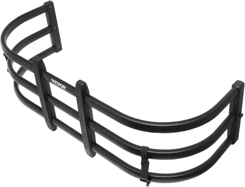 Vista 9 de VEVOR Extensor de caja de camión, extensor retráctil de aluminio para puerta trasera, longitud ajustable de 51.6 a 64 pulgadas, requiere taladro, se