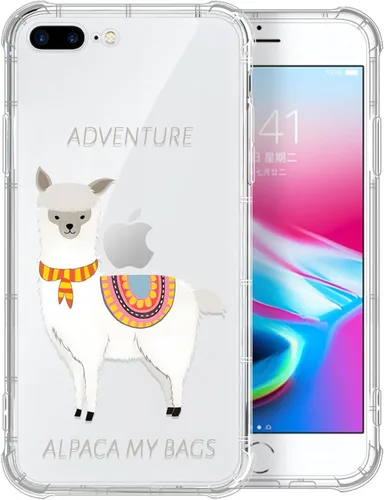Vista 36 de Funda compatible con iPhone X/Xs, TPU suave, transparente, a prueba de golpes, funda protectora transparente para iPhone X/XS, alpaca
