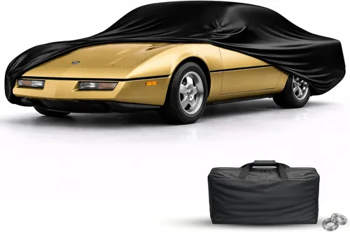 Vista 24 de Chevrolet Corvette - Funda de coche para C1 (1953-1957), resistente a los arañazos, cubierta de automóvil para interiores, material ultra suave