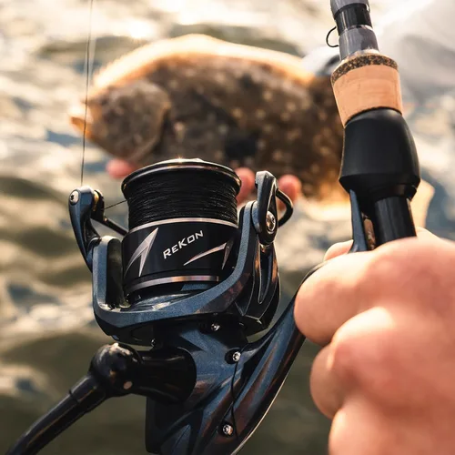 Vista 2 de KastKing ReKon Saltwater Spinning Fishing Reel – Up to 55LBs Max Drag Big Game Fishing Reel - Innovative NyliTech Body- Water Resistant - MaxiDur