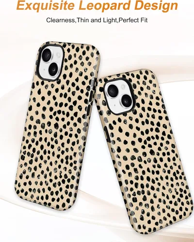 Vista 129 de Jusy Funda compatible con MagSafe con estampado de caparazón de tortuga marrón para iPhone 7/8/SE, cubierta protectora de TPU suave magnética
