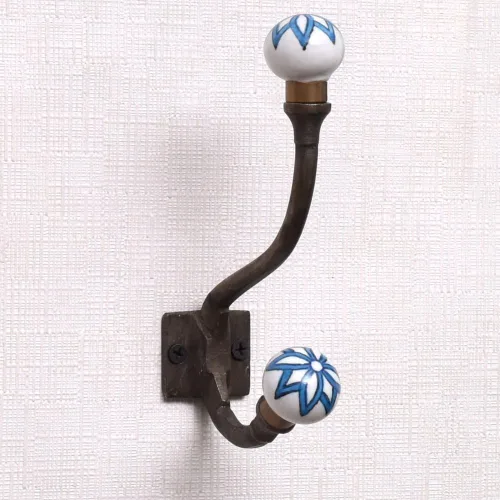 Vista 20 de Indian Shelf Ganchos de pared para colgar abrigos, ganchos de pared bohemios negros Perchero de pared Ganchos para colgar toallas Ganchos