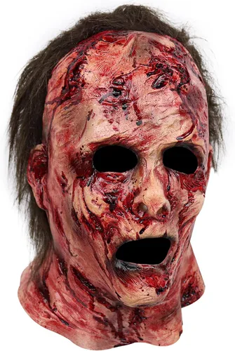 Vista 6 de Máscara de terror de terror para Halloween, cosplay, accesorios espeluznantes