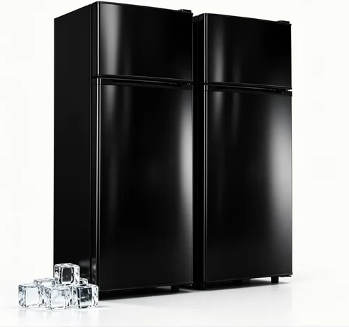 Vista 9 de Tehanld Refrigerador congelador de 4.4 pies cúbicos para dormitorio/oficina