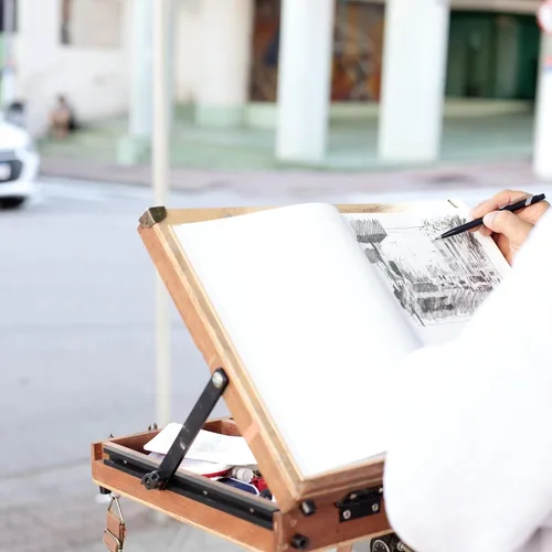 Vista 4 de Hahnemuhle Bamboo Sketch Book A4