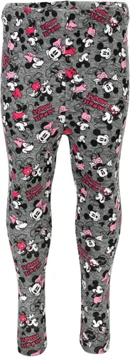 Vista 3 de Disney - Conjunto de sudadera con capucha y leggings de vellón de Minnie Mouse y Mickey Mouse para niños pequeños y grandes