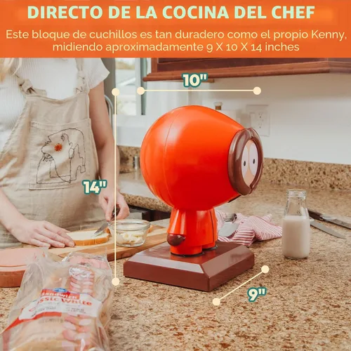 Vista 4 de Surreal Entertainment South Park Kenny Portacuchillos con 10 Ranuras