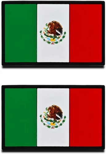 Vista 8 de 2 parches de goma de PVC 3D con bandera nacional de Canadá, material resistente y sólido, respaldo con gancho táctico de hoja de arce canadiense