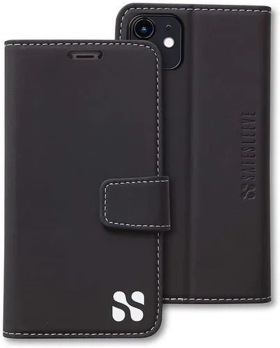 Vista 23 de SafeSleeve Desmontable para iPhone 12 Mini - Negro