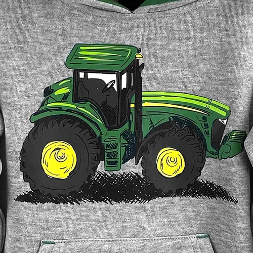 Vista 2 de John Deere Sudadera con capucha de forro polar para niños pequeños