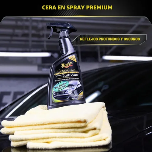 Vista 9 de Meguiar 's G7716 Clase de oro, paños de microfibra y cera Quik de carnaúba Plus Premium, paquete, Cera