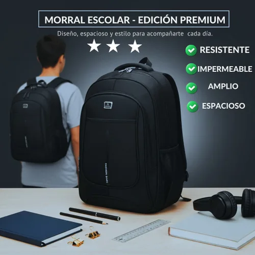 BOLSO REGRESO A CLASES ULTRA ESPACIOSO de GRAVIFLY