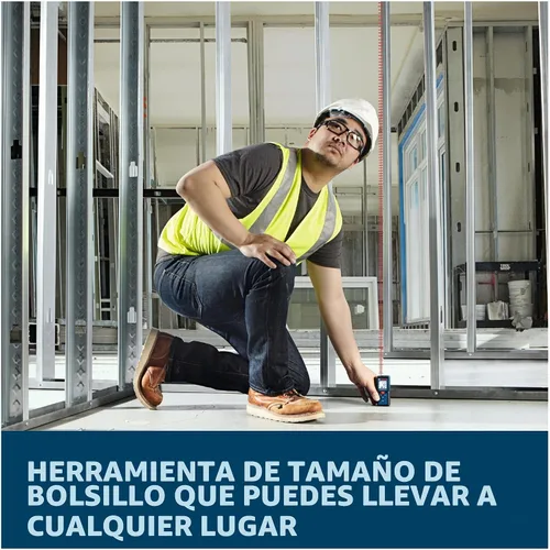 Vista 6 de Bosch Medidor láser GLM165-40 Blaze™ Pro de 165 pies