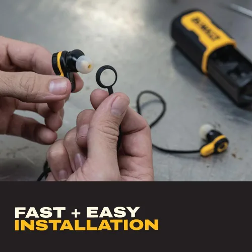 Vista 7 de DEWALT Cordón antipérdida para auriculares TWS y TWS ANC – Cable de seguridad duradero para un ajuste seguro y fácil acceso, correa de cuello