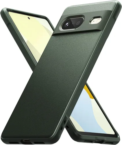 Vista 2 de Ringke Onyx - Funda compatible con Google Pixel 7 [verde oscuro] + funda delgada compatible con Google Pixel Watch [transparente + negro]