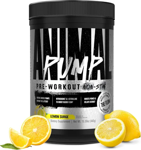 Vista 9 de Animal Pump NS - Polvo preentreno sin estimulantes para hombres y mujeres - Preentreno libre de cafeína para energía, enfoque y construcción