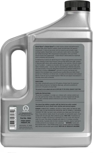 Vista 2 de Power Service Diesel Kleen+Cetane Boost 64 oz, paquete de 1 3064-06 gris