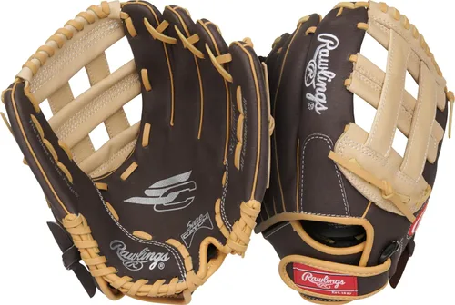 Vista 21 de Rawlings Guante de béisbol y sóftbol Sure Catch Modelos de T-Ball, para jóvenes y adultos recreativos Múltiples tallas y estilos