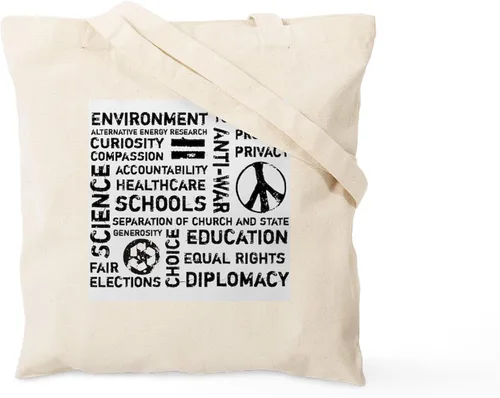 Vista 2 de CafePress No Liberal Psychobabble Tote Bag Canvas Tote