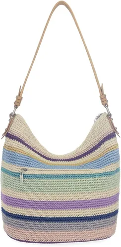 Vista 4 de The Sak Sequoia Hobo - Bolso de ganchillo a mano, silueta suave y holgada, diseño atemporal y elevado