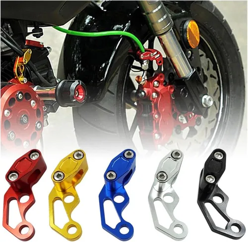 Vista 7 de Abrazaderas universales de línea de freno para tubo de aceite de motocicleta para Fz1 Super73 Gilera Runner Trk 502x Xadv Ak550