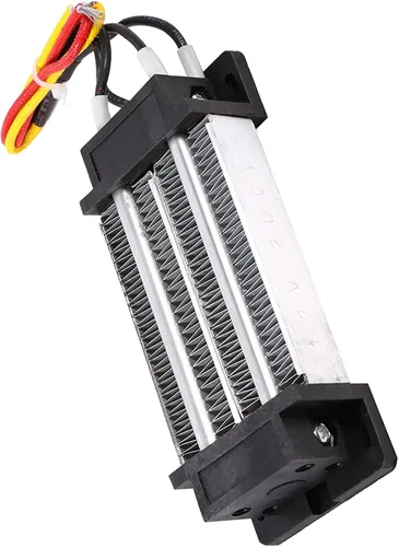 Vista 7 de Qiilu Calentador PTC 12V 12V PTC Calentador de aire 200 W Dc 12 V Aislamiento eléctrico Termostático de cerámica Calentador de calefacción PTC