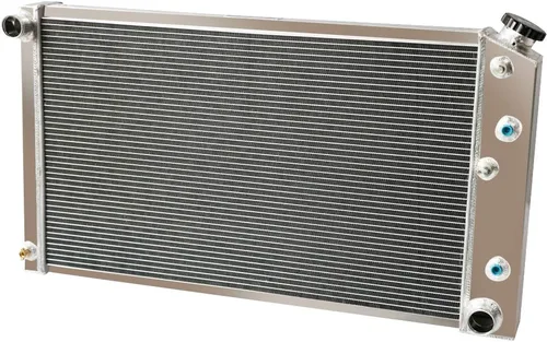 Vista 9 de ECMRAD Juego de Radiador de 3 Filas y Ventiladores de Cubierta para Chevy Pontiac GTO Chevelle El Camino 1968 69 70 1971 1972 Todo de Aluminio