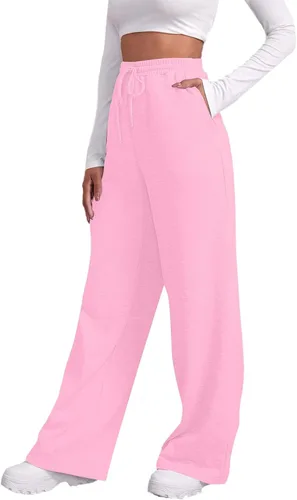 Vista 5 de Pantalones deportivos tipo cargo para mujer, holgados, elásticos, holgados, para otoño e invierno, pantalones deportivos ligeros para yoga