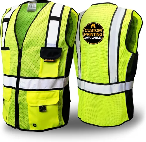 Vista 8 de KwikSafety RoadBOSS Econ & Premium Safety Vest Class 2 ANSI OSHA