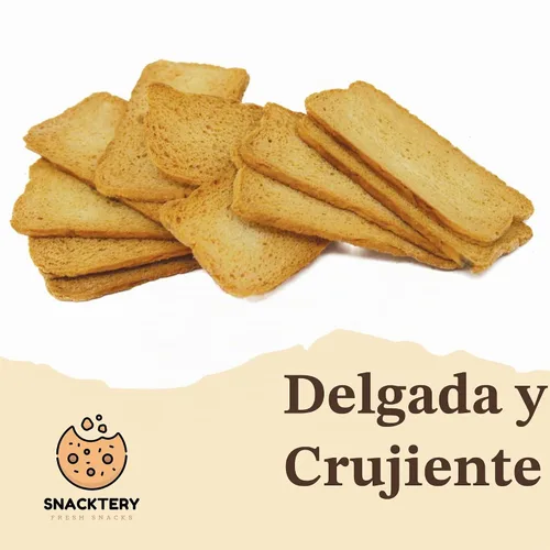 Vista 4 de Snacktery Galletas originales para tostadas Melba, totalmente naturales, 7