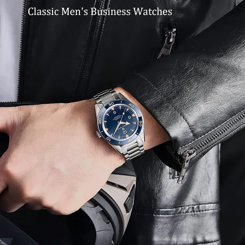 Vista 7 de Mens Watches Pagani Design Watches for Men Automatic Business Mens Watch with NH35 Movement 41MM Sapphire Glass Waterproof Wrist Watch Stainless
