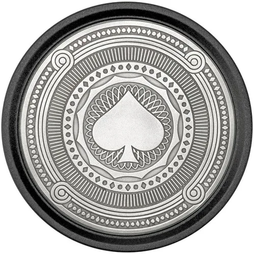 Vista 6 de Royal Selangor Juego de 4 posavasos de peltre de la colección Ace acabado a mano