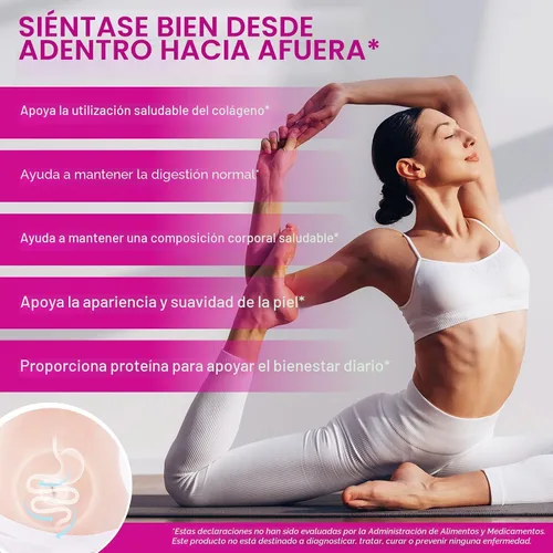 Vista 7 de Polvo de péptidos de colágeno múltiple Tipos I, II, III, V, X Péptidos de colágeno hidrolizados de 16 onzas (41 porciones) Apoya la piel
