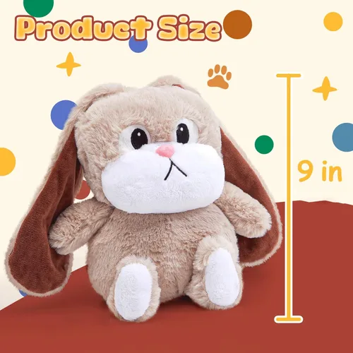 Vista 2 de Conejito de peluche de conejo con orejas disquetas de peluche de Pascua Conejito-9