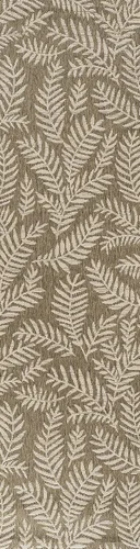 Vista 2 de Eyely BMS119A-28 Santa Monica Nevis Palm Frond - Alfombra costera para interiores y exteriores, casual, campo, floral, dormitorio, cocina, patio
